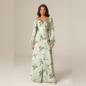 Floral Long Sleeve Dress